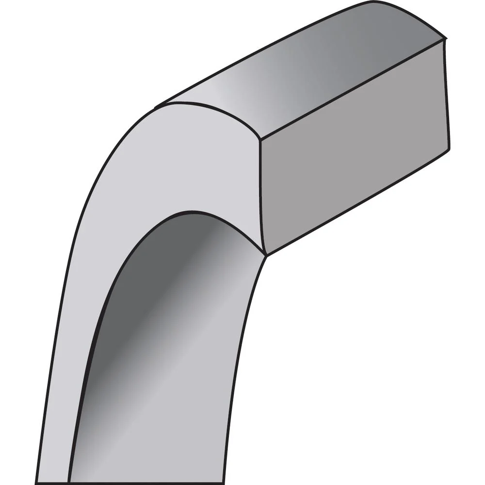 14K White Gold 2mm Lightweight Flat Wedding Band Size 9 - Polished Finish, Engravable by Luciano & Cie - Image 5