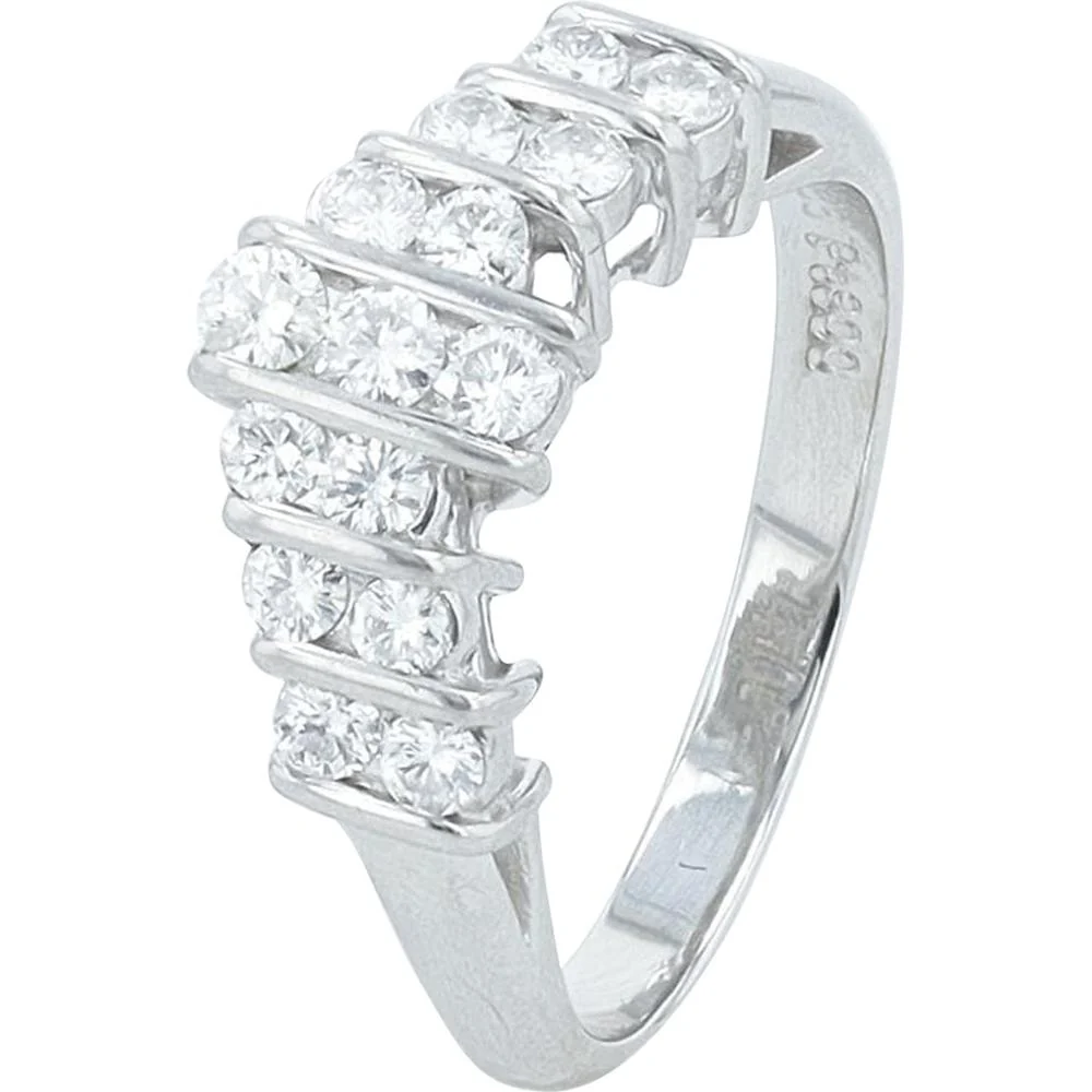 Platinum 0.55 Carat Diamond Ring Wrap Enhancer